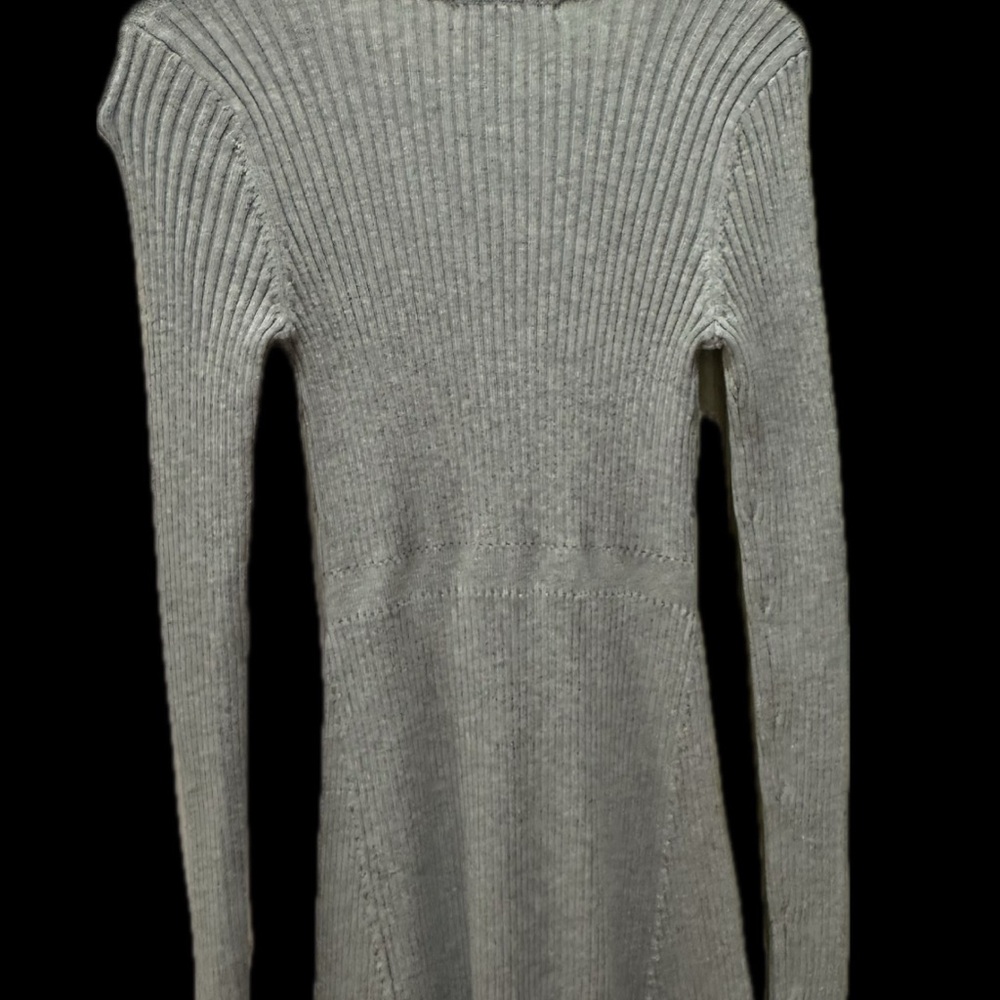 Copper Key Gray Ribbed Dress - Picture 2 of 3